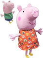 PLYŠ Prasátko Peppa Pig 50cm v letním oblečku 2 druhy *PLYŠOVÉ HRAČKY*