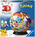 RAVENSBURGER Puzzleball 3D Pokeball skládačka 72 dílků Pokémon