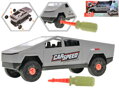 Auto cybertruck na šroubování 23cm set s nástrojem k sestavení plast