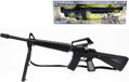Puška policejní útočná 72cm černý samopal kovový M-118 v krabici