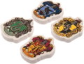 Mazaci guma tvarovaná erb kolejí Harry Potter set 4ks blister