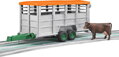 BRUDER 02227 (2227) Auto přepravník na zvířata set s figurkou kráva model 1:16 plast