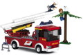 SLUBAN Fire Auto požární s žebříkem 265 dílků + 2 figurky STAVEBNICE