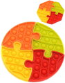 Hra Pop It puzzle antistresové 4 dílky skládačka Bubble Pops 2 druhy
