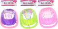 Chodítko pro panenku miminko 3 barvy plast/textil