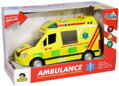 Auto City Collection česká ambulance na setrvačník 22cm na baterie CZ Světlo Zvuk