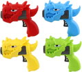 Vrtulky barevné vystřelovací set 3ks s vystřelovačem dinosaurus 4 barvy