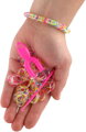 UDĚLEJ SI NÁRAMEK Gumičky LOOM BANDS 200ks set s doplňky strakaté