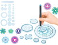 Spirograf inspiro kreslení mandal kreativní set šablony na obkreslování