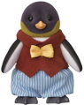 Sylvanian Families Rodina tučnáků set 3 figurky s doplňky v krabici