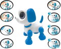 LEXIBOOK Mini robot pes interaktivní chodící na baterie Světlo Zvuk