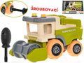Kombajn montážní šroubovací auto volný chod set s nástrojem plast