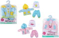 Oblečení pro panenku miminko 30cm obleček trojdílný 2 druhy