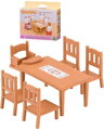 Sylvanian Families jídelní stůl + 5 židliček nábytek doplněk k herním sadám