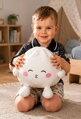 PLYŠ Knedlíček Kawaii Bao 25cm bílý 4 druhy *PLYŠOVÉ HRAČKY*