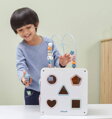 VIGA DŘEVO PolarB Box s aktivitami xylofon / vkládačka / provlékací labyrint 8v1