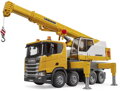 BRUDER 03571 Scania 560R jeřáb Liebherr na baterie Světlo Zvuk model 1:16 plast