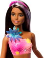 MATTEL BRB Panenka Barbie kouzelná květinová mořská víla tmavovláska