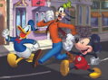 DINO DŘEVO Kubus Mickey Mouse obrázkové kostky 12ks *DŘEVĚNÉ HRAČKY*