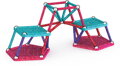 GEOMAG Glitter 60 dílků třpytivá Eko magnetická STAVEBNICE