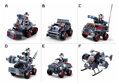 SLUBAN Space War Obrněné podpůrné vozidlo 90 dílků + 1 figurka 6v1 STAVEBNICE
