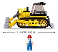SLUBAN Town Buldozer 231 dílků + 1 figurka STAVEBNICE