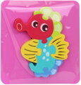 Zvířátka baby puzzle pěnové na podložce do vany do vody 4 druhy