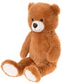 PLYŠ Medvěd 80cm tmavě hnědý Plush Friends *PLYŠOVÉ HRAČKY*