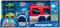 Teamsterz Auto Tiny transportér set se 2 soft baby autíčky s očima plast