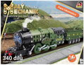 MALÝ MECHANIK Parní lokomotiva 340 dílků kovová STAVEBNICE typu Merkur