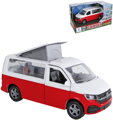 KIDS GLOBE Auto dodávka Volkswagen Camper 14cm zpětný chod kovový model