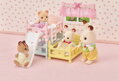 Sylvanian Families třípatrová postel se skluzavkou nábytek doplněk k herním sadám