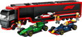LEGO CITY Auto Kamion F1 s vozy F1 RB20 a AMR24 60445 STAVEBNICE