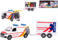 KIDS GLOBE Traffic auto VW Transporter ambulance set s přívěsem PB kov