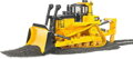 BRUDER 02452 Buldozer stavební stroj Caterpillar žlutý model 1:16