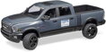 BRUDER 02504 RAM Roadster Racing Team set odtahovka se sporťákem a figurkou