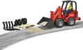 BRUDER 02191 Nakladač Schäffer Hoflander model 1:16 set s příslušenstvím plast