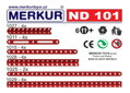 MERKUR ND101 pásky a uhelníky * KOVOVÁ STAVEBNICE * Náhradní díl
