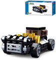 SLUBAN Power Bricks Auto černý Mod Rod zpětný chod 51 dílků STAVEBNICE