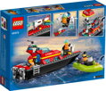 LEGO CITY Hasičská záchranná loď a člun 60373 STAVEBNICE