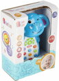 BAM BAM Baby telefon zvířátko hudební slon na baterie Zvuk