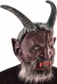 KARNEVAL Maska čert Belzebub s vlasy a vousy *KARNEVALOVÝ DOPLNĚK*