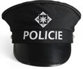 KARNEVAL Čepice policejní černá dospělá *KARNEVALOVÝ DOPLNĚK*
