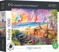 TREFL PUZZLE UFT Prémiové Výhled na plachetnice 68x48cm 1000 dílků skládačka