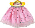 KARNEVAL Šaty princezna tutu sukýnka s čelenkou 3-7 let (104-130cm) *KOSTÝM*