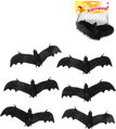 Netopýr černý 13cm zvířátko set 6ks Halloween dekorace