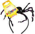 KARNEVAL Čelenka halloween s pavoukem *KARNEVALOVÝ DOPLNĚK*