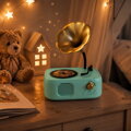 Kouzelný gramofon vypráví pohádky na baterie Světlo Zvuk CZ REC USB