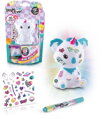 Style4Ever Figurka Mini Deco set se samolepkami na baterie Světlo 12 druhů