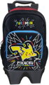 Batoh dětský školní velký Pokémon Pikachu černý na záda